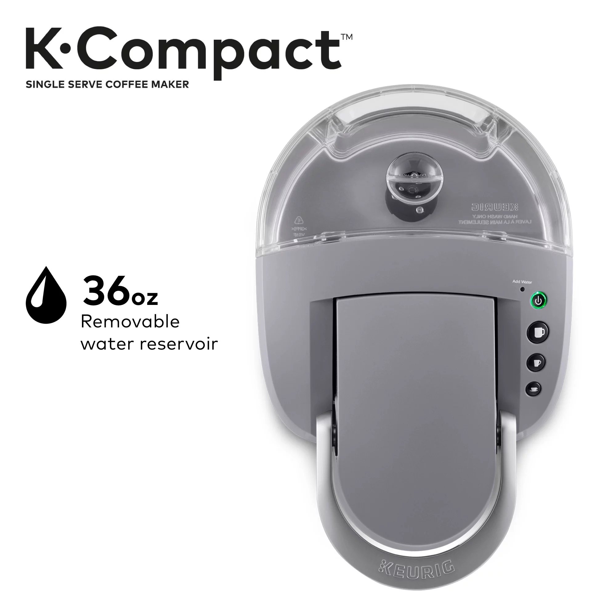 Keurig K-Compact Single-Serve K-Cup Pod Coffee Maker, Turquoise