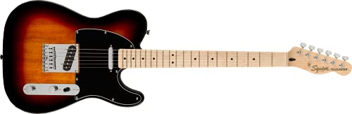 Squier Affinity Series Telecaster Electric Guitar, with 2-Year Warranty, Butterscotch Blonde, Maple Fingerboard, Left-Handed