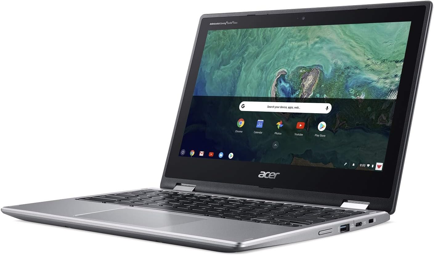 Acer Chromebook Spin 11 Convertible Laptop, Intel Celeron N3350, 11.6" HD Touch Display, 4GB DDR4, 32GB eMMC, 802.11ac WiFi, Wacom EMR Pen, CP311-1HN-C2DV