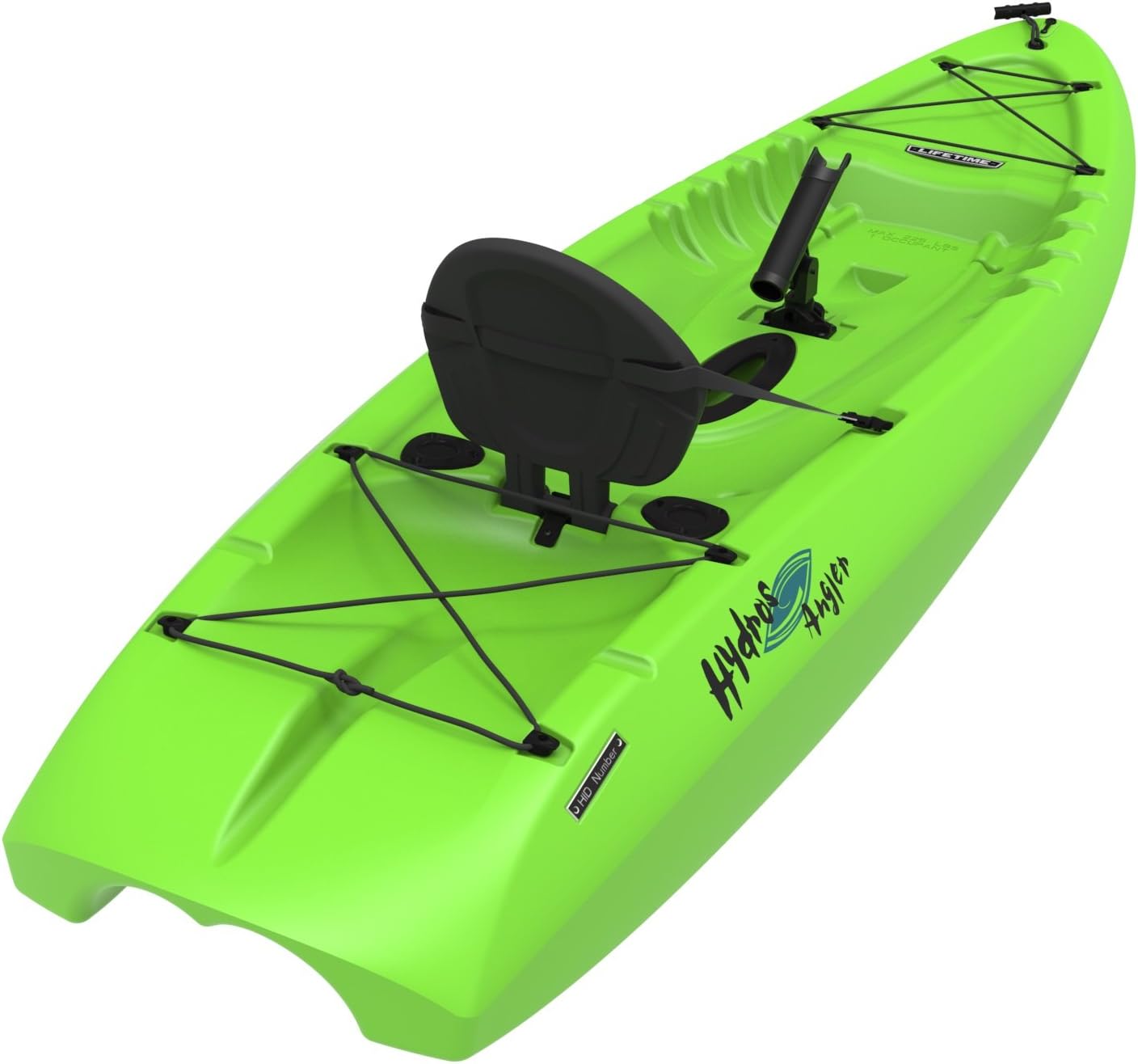 Lifetime Hydros Angler 85 Fishing Kayak (Paddle Included), Lime Green, 101 Inches