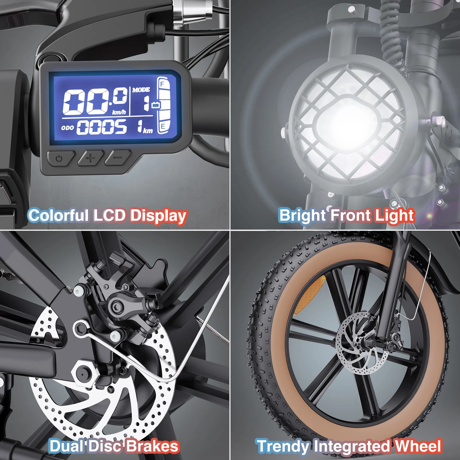Electric Bike for Adults Ridstar, 1000W,30MPH e-Mountain Bike,48V 15.6AH Removable Battery, Motorcycle 20" Fat Tire Electric Bicycle, All-Terrain Ebike UL Certified