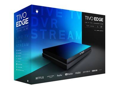 TiVo Edge for Cable | Cable TV, DVR and Streaming 4K UHD Media Player with Dolby Vision HDR and Dolby Atmos