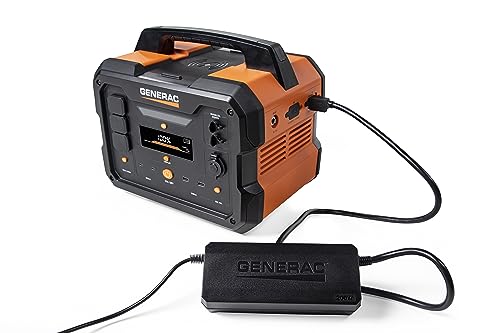 Generac 8026 GB2000 2106Wh Portable Power Station with Generac GS100 100-Watt Solar Panel