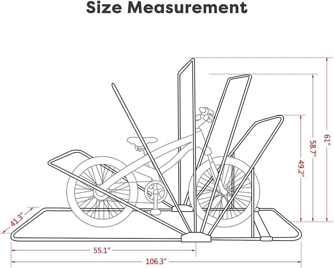 Quictent Heavy Duty Motorcycle Shelter Shed Cover Storage Garage Tent with TSA Code Lock & Carry Bag, Large Size