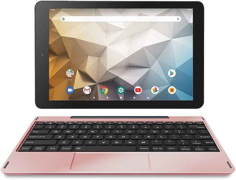 RCA Newest Best Performance Tablet Quad-Core 2GB RAM 32GB Storage IPS HD Touchscreen WiFi Bluetooth with Detachable Keyboard Android 9 Pie (10, Lavender)