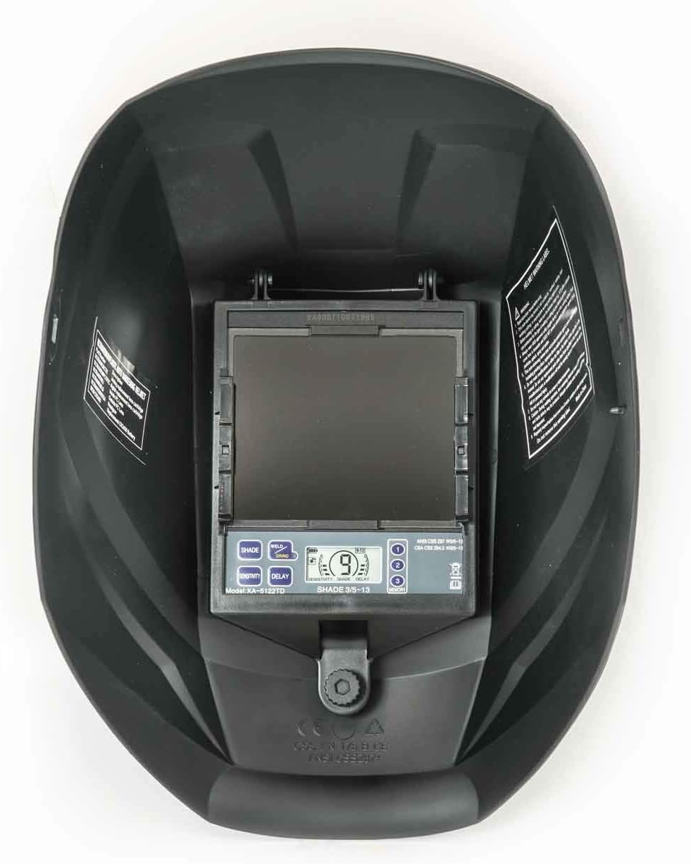Weldcote Metals Ultraview Plus True Color Digital Auto Darkening Welding Helmet Shade 9-13, Black