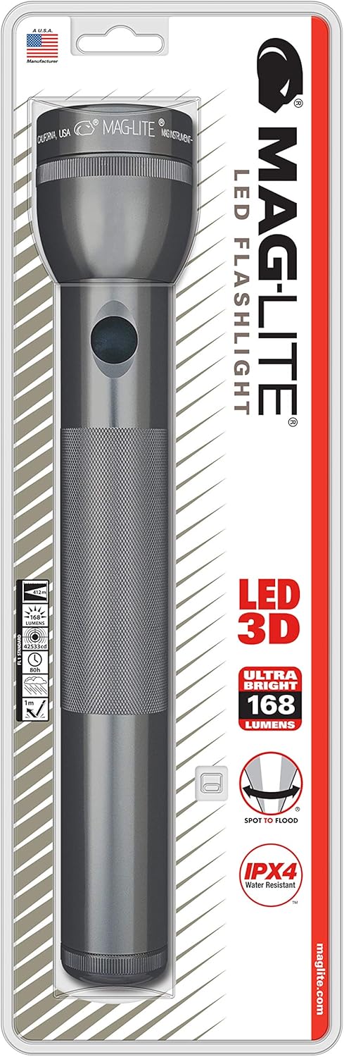 Maglite LED 3-Cell D Flashlight, Universal Camo