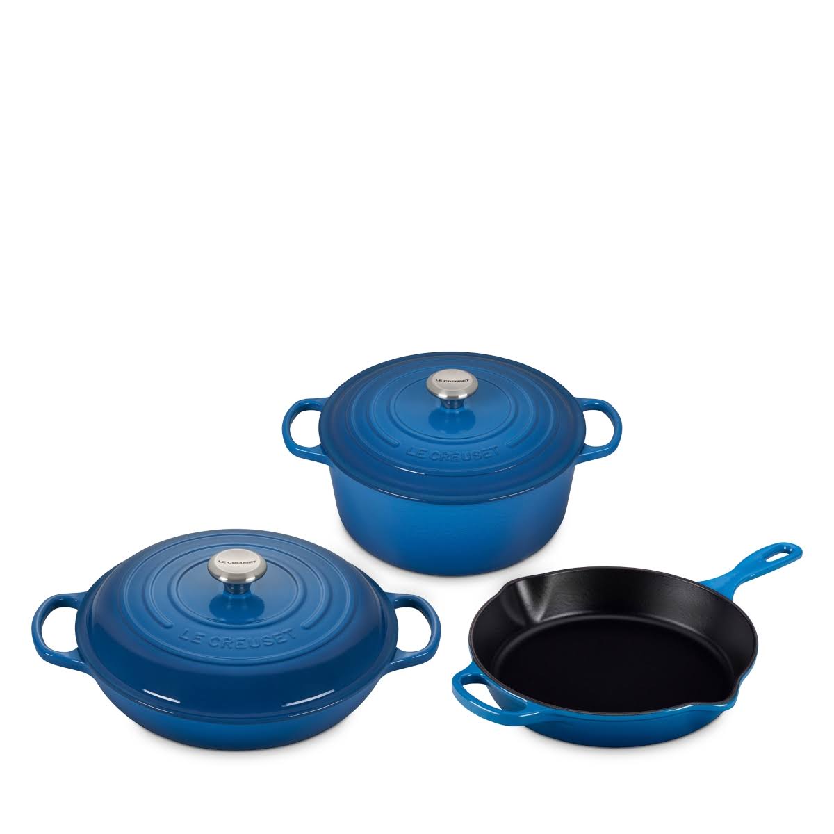 Le Creuset 5 pc. Cast Iron Set - Deep Teal