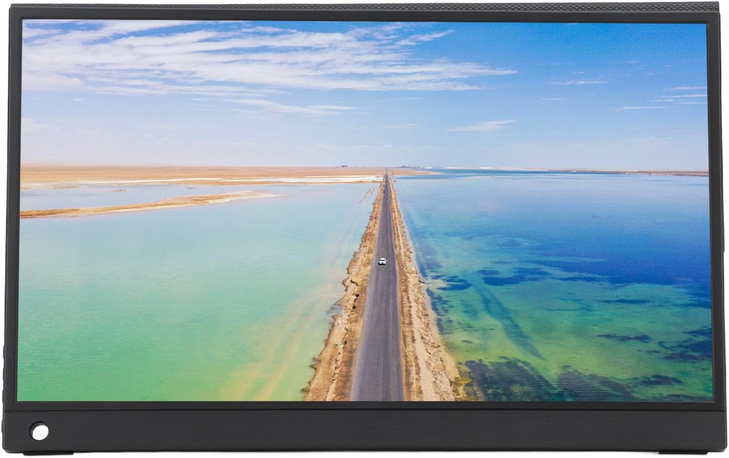 15.6 Inch Portable Monitor with Touchscreen, HDR Display, Dual Screen Usage, Mobile Screen Projection, Wide Compatibility, Lightweight and Portable