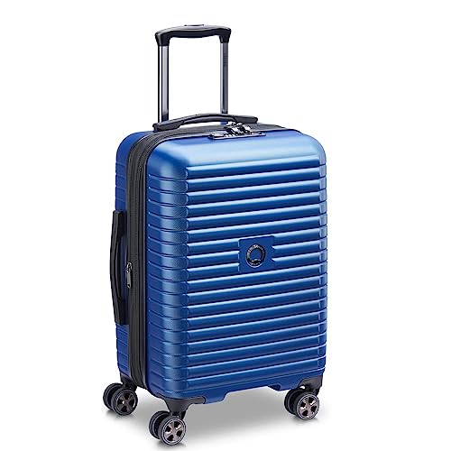 DELSEY Paris Cruise 3.0 Hardside Expandable Luggage with Spinner Wheels, Glossy Ivory, Carry on 21 Inch