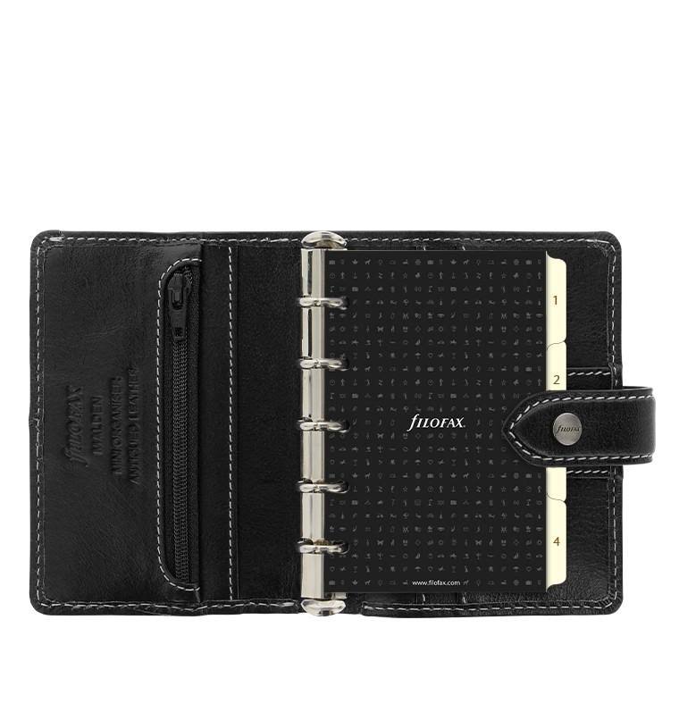 Filofax Malden Mini Organizer - Black