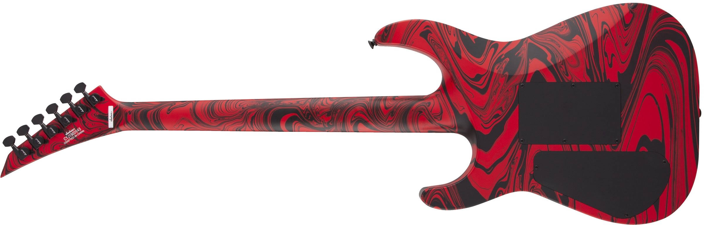Jackson SLX DX x Series Soloist Swirl Electric Guitar, Satin Red Swirl