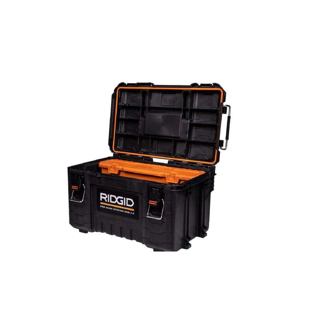 RIDGID 2.0 Pro 22 in. Gear System Rolling Tool Box and Tool Box and Tool Case - Shop Hardware Tools Online Store