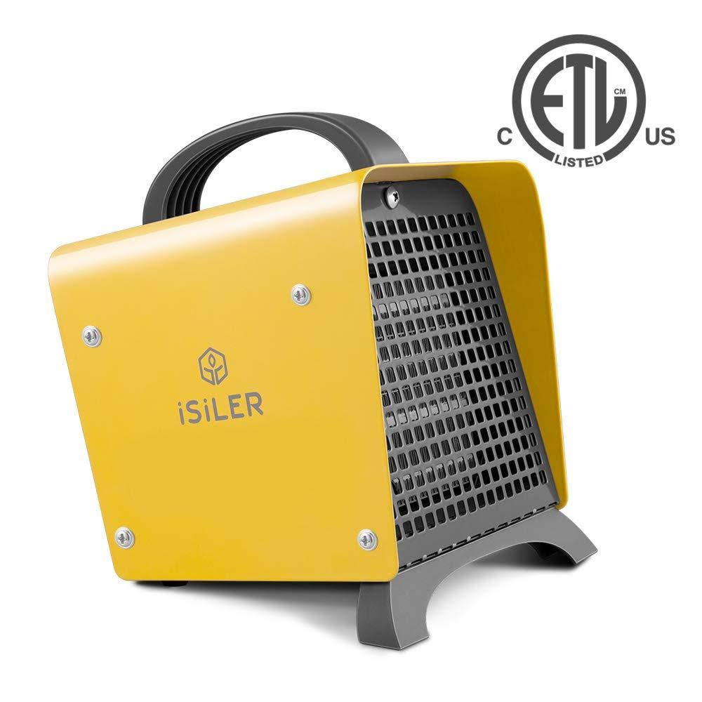 iSiLER Space Heater, 1500W Portable Indoor Heater, Ceramic Space Heater with