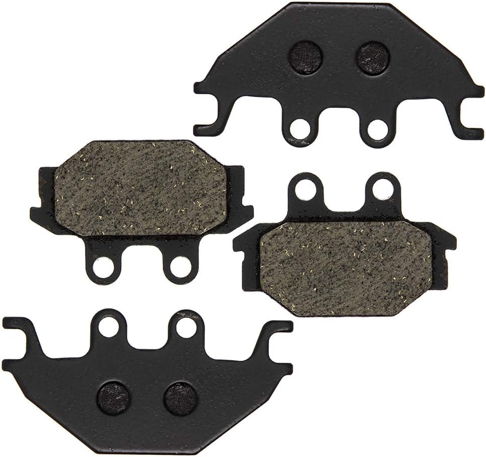 NICHE Brake Pad Kit for Arctic Cat Wildcat X 1000 4X 1436-420 2502-034 1436-811 Complete Organic Pack of 2