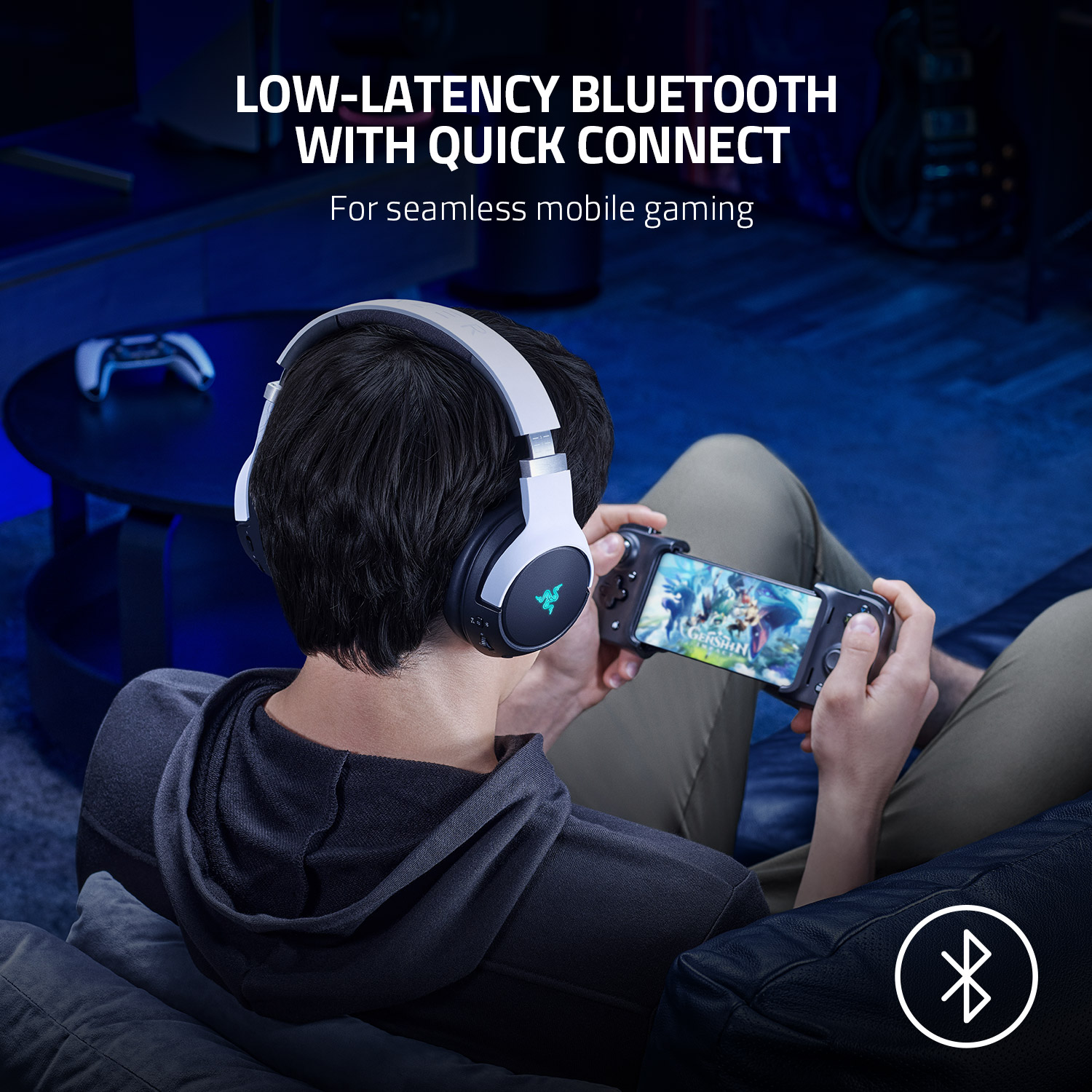 Razer Kaira Pro for PlayStation Wireless Gaming Headset White