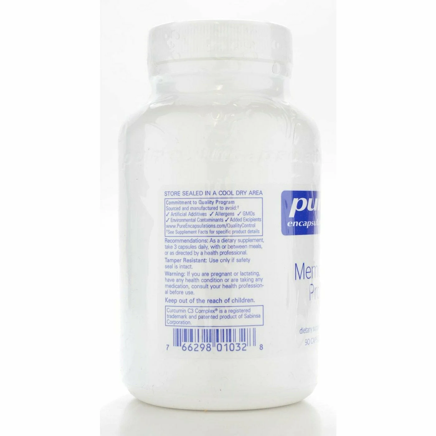 Memory Pro by Pure Encapsulations - Kansas Nuitrition - HNZSDS