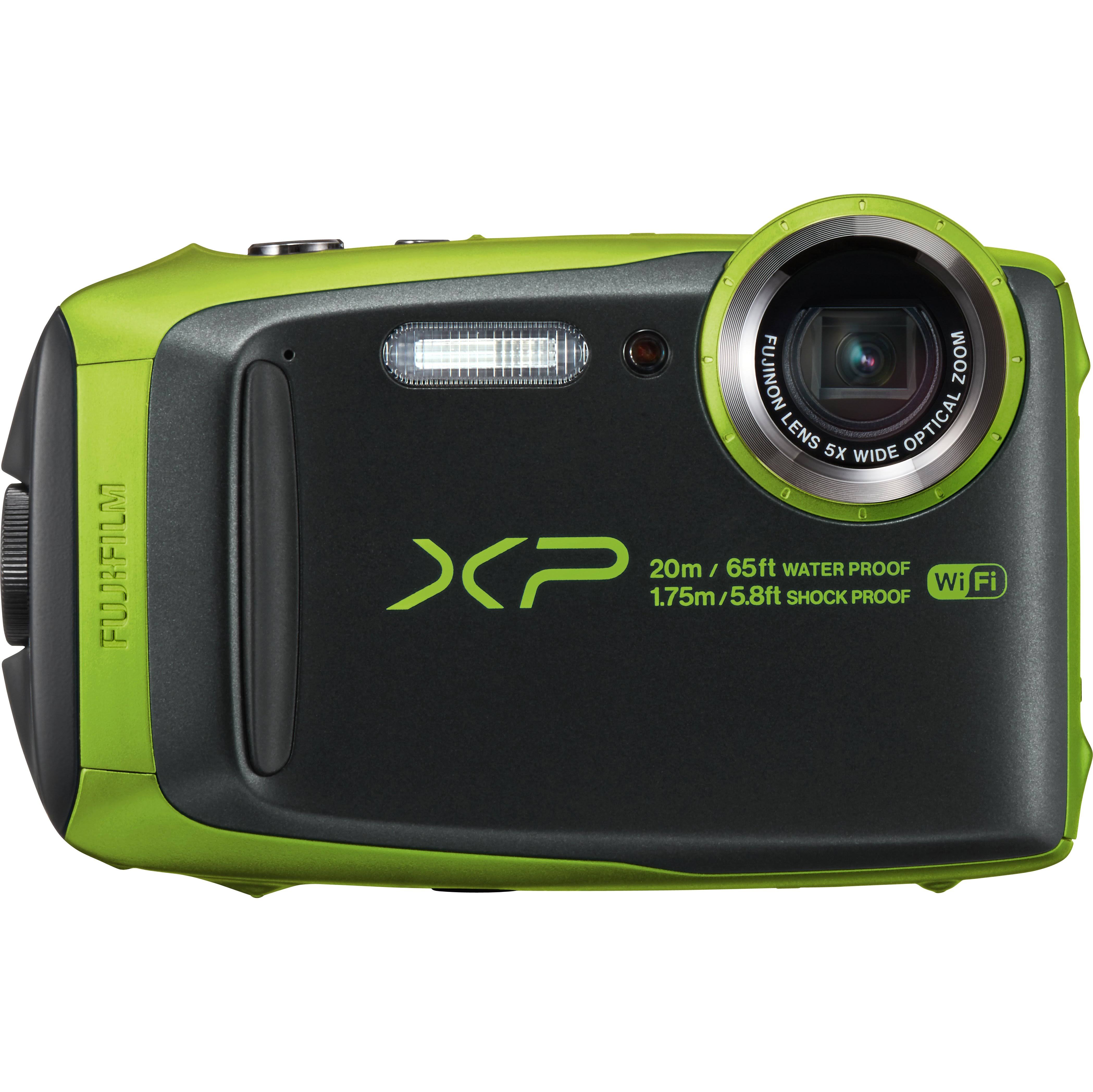 Fujifilm FinePix Xp120 Digital Camera (Lime)
