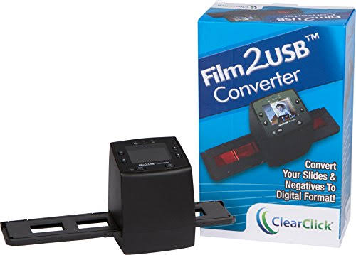 Clearclick Film to USB Converter 35mm Slide and Negative Scanner with 2.3x22 Color
