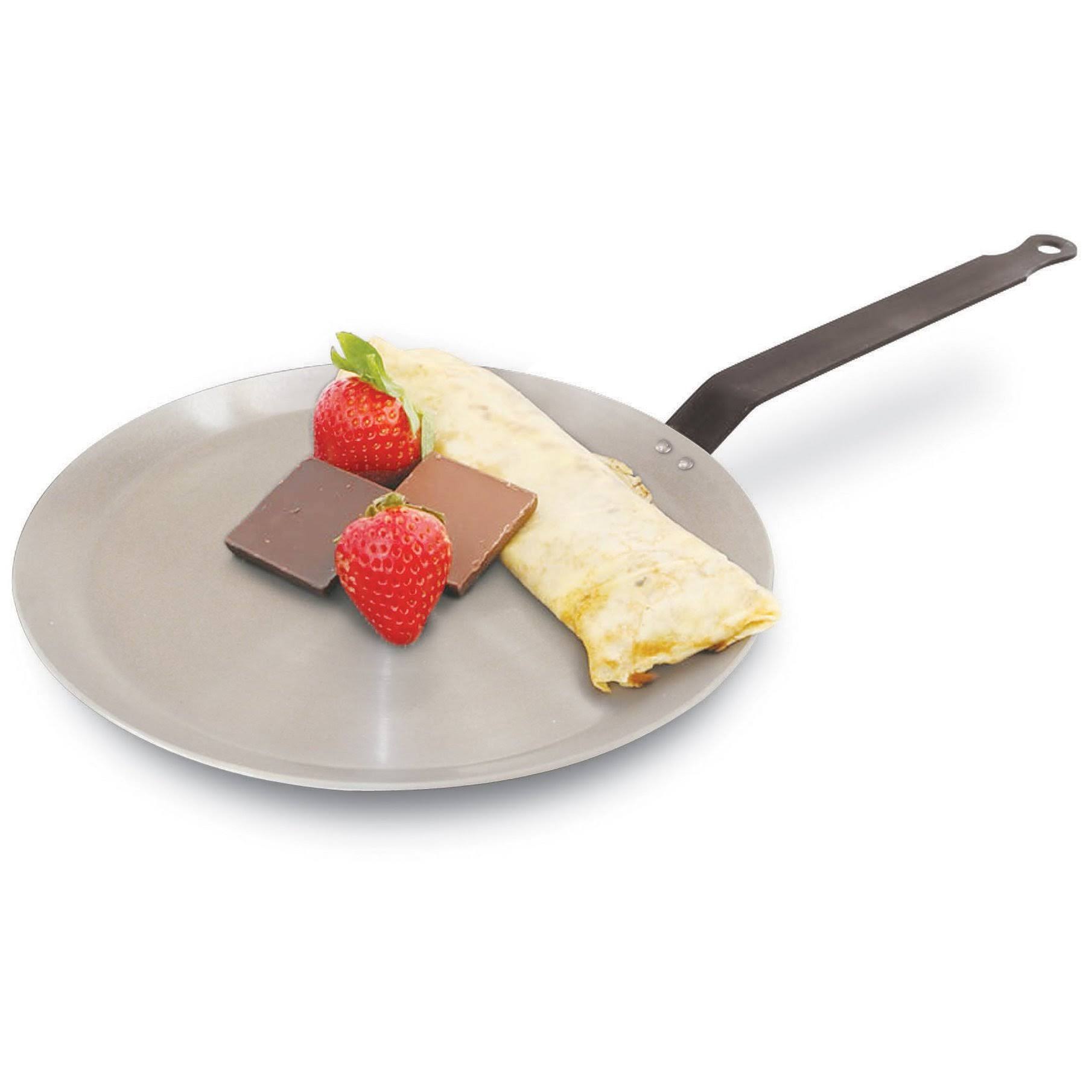 World Cuisine A4172520 7.875 inch Carbon Steel Crepe Pan,
