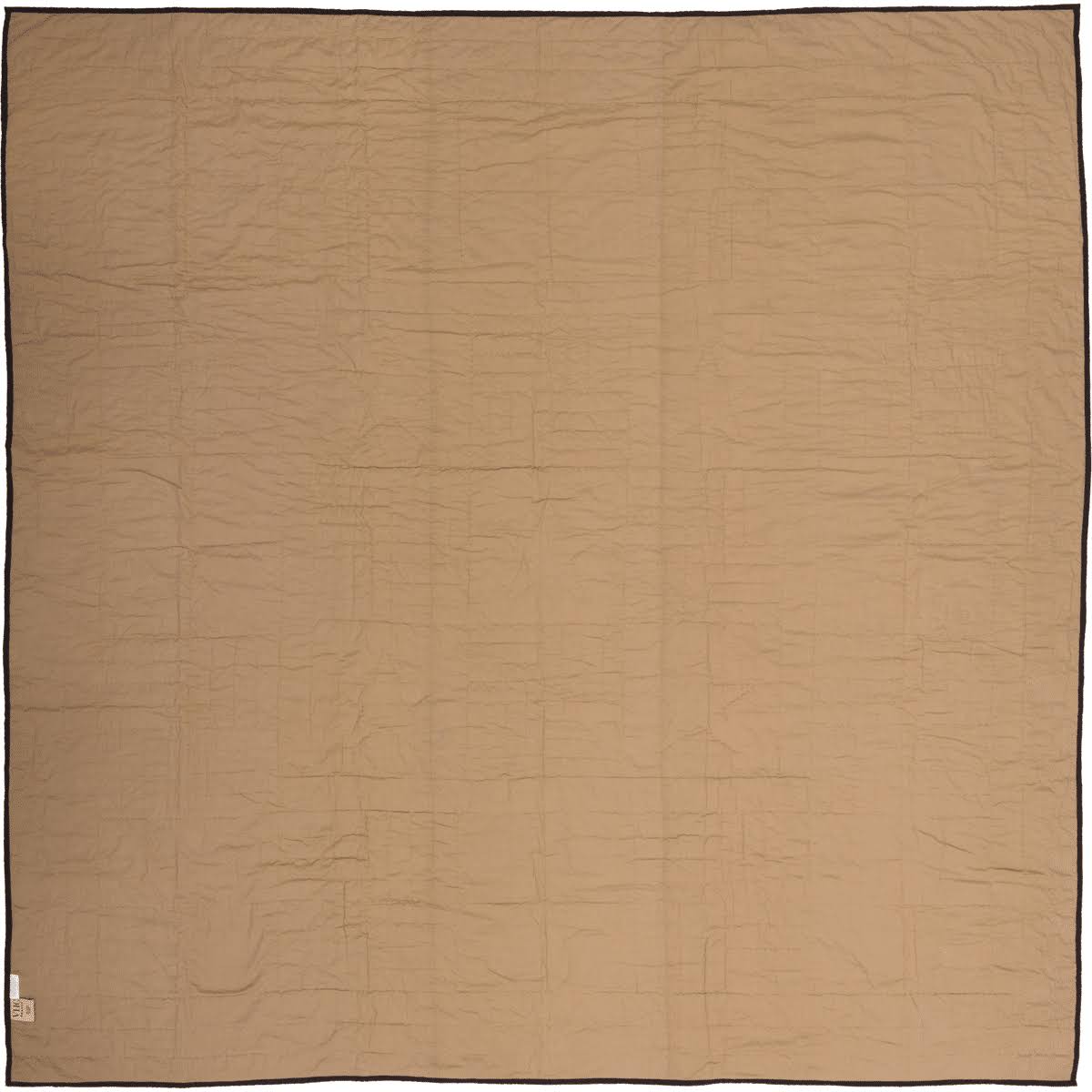 Black Check Star California King Quilt