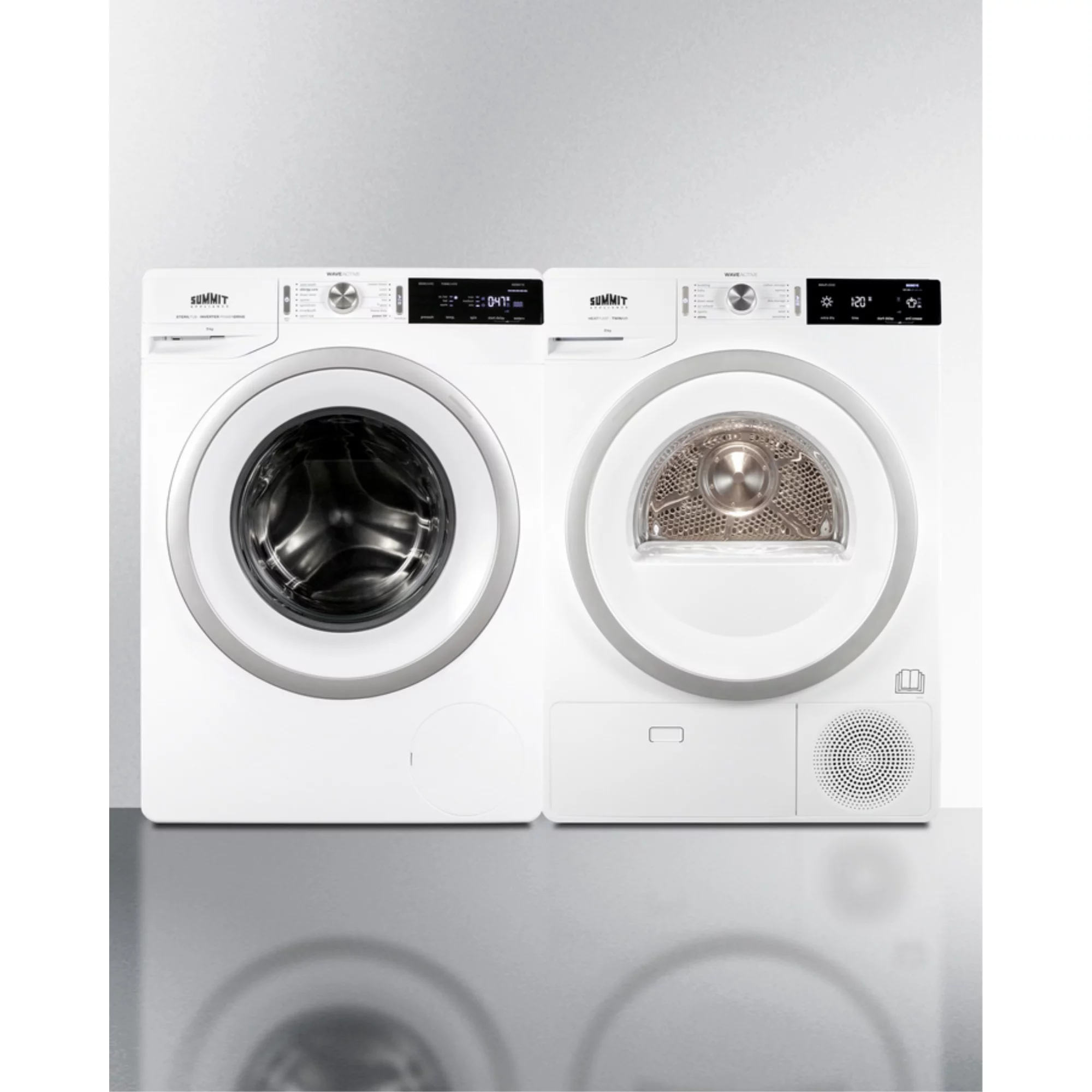 Washer/Heat Pump Dryer Combination