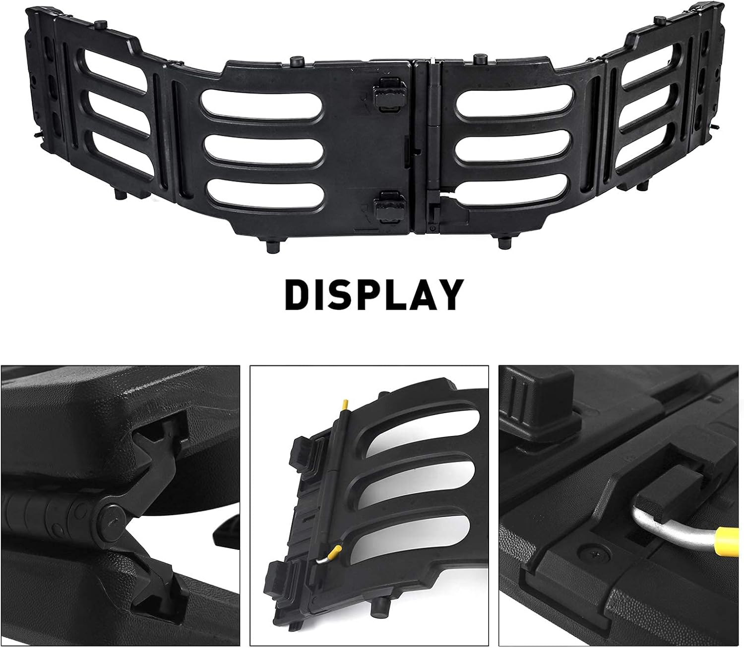 Stowable Tailgate Bed Extender Kit Fit for Ford F150 F-150 2015-2021 Including Raptor Model Replaces FL3Z-99286A40-C, Black