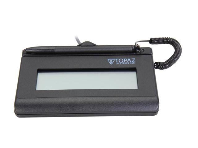 Topaz SigLite LCD 1X5 T-L460-HSB - USB Signature Terminal - 4.4x22 x 1.3x22