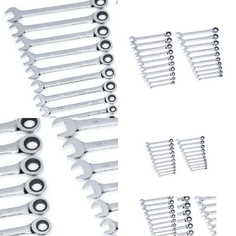 GearWrench 20-Piece Ratcheting Wrench Set SAE and Metric #35720