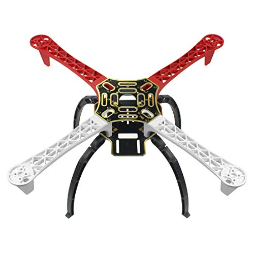 QWinOut DIY 2.4G 8CH KK V2.3 F450 Frame RC Quadcopter 4-Axle UFO Unassembly Kit RTF/ARF Drone (KK FC Version)