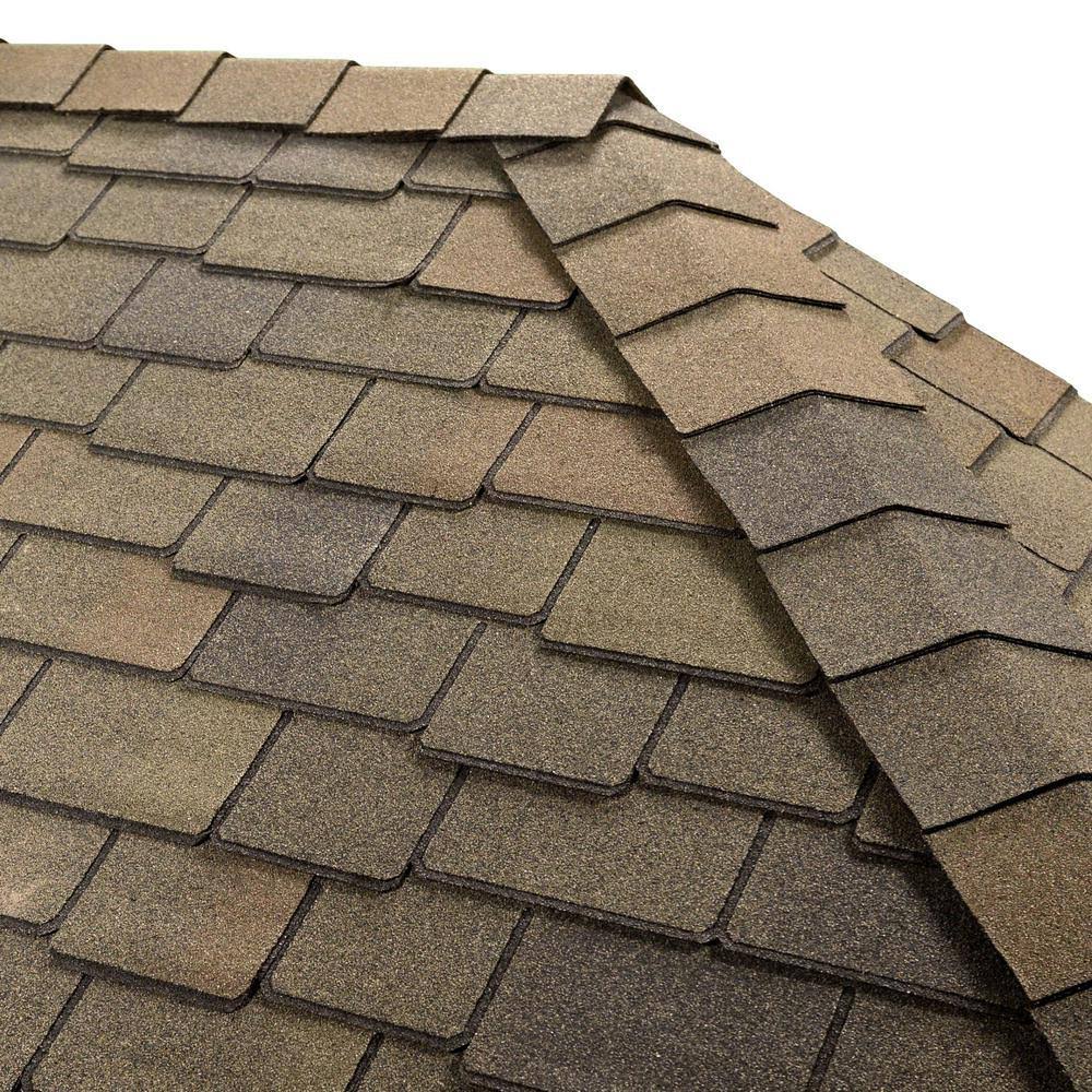 GAF Timbertex Mountain Sage Double-Layer Hip and Ridge Cap Roofing Shingles (20 lin. ft. per Bundle) (30-Pieces)