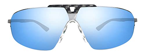 Revo Sunglasses Alpine x Bode Miller: Polarized Lens with Stainless Steel and Carbon Fiber Wraparound Frame