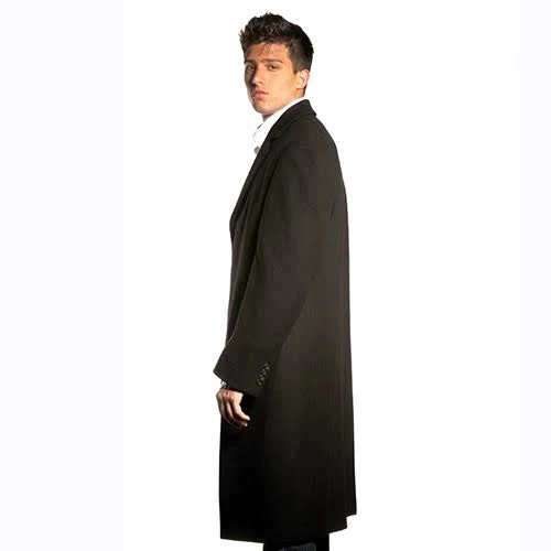 Jean-Paul Germain Sander Topcoat, Men&s, Size: 56, Black