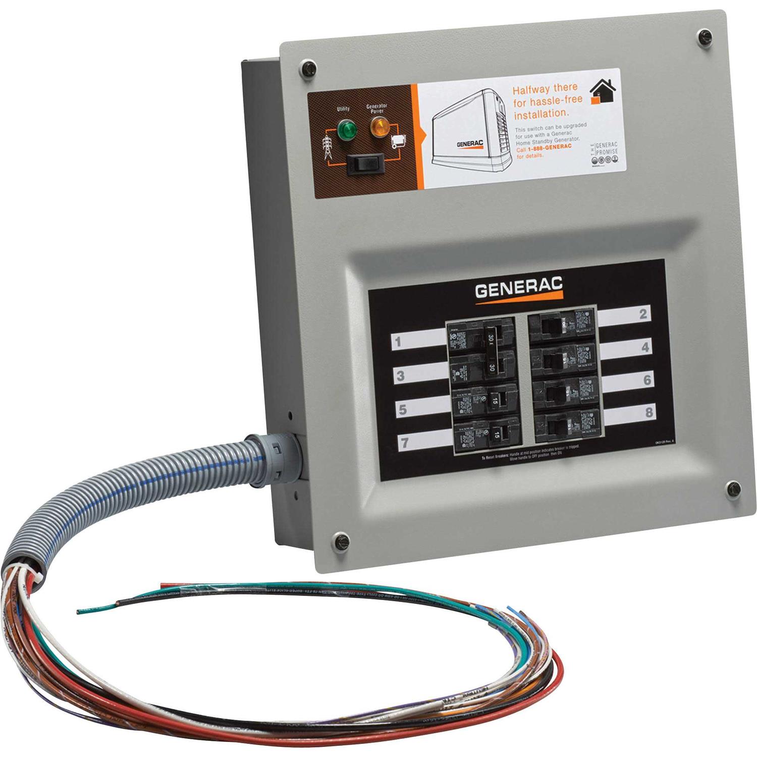 Generac HomeLink 30A Manual Transfer Switch 6852