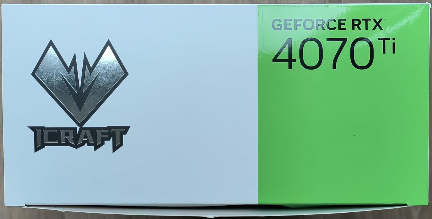 maxsun Geforce RTX 4070 Ti iCraft Limited Edition OC 12GB GDDR6X Video Graphics Card GPU for Computer Gaming PC HDMI2.1 DLSS 3.5 PCIE 4.0 X16 RGB 𝗔𝗻𝗶𝗺𝗲 𝗪𝗵𝗶𝘁𝗲 𝗚𝗣𝗨
