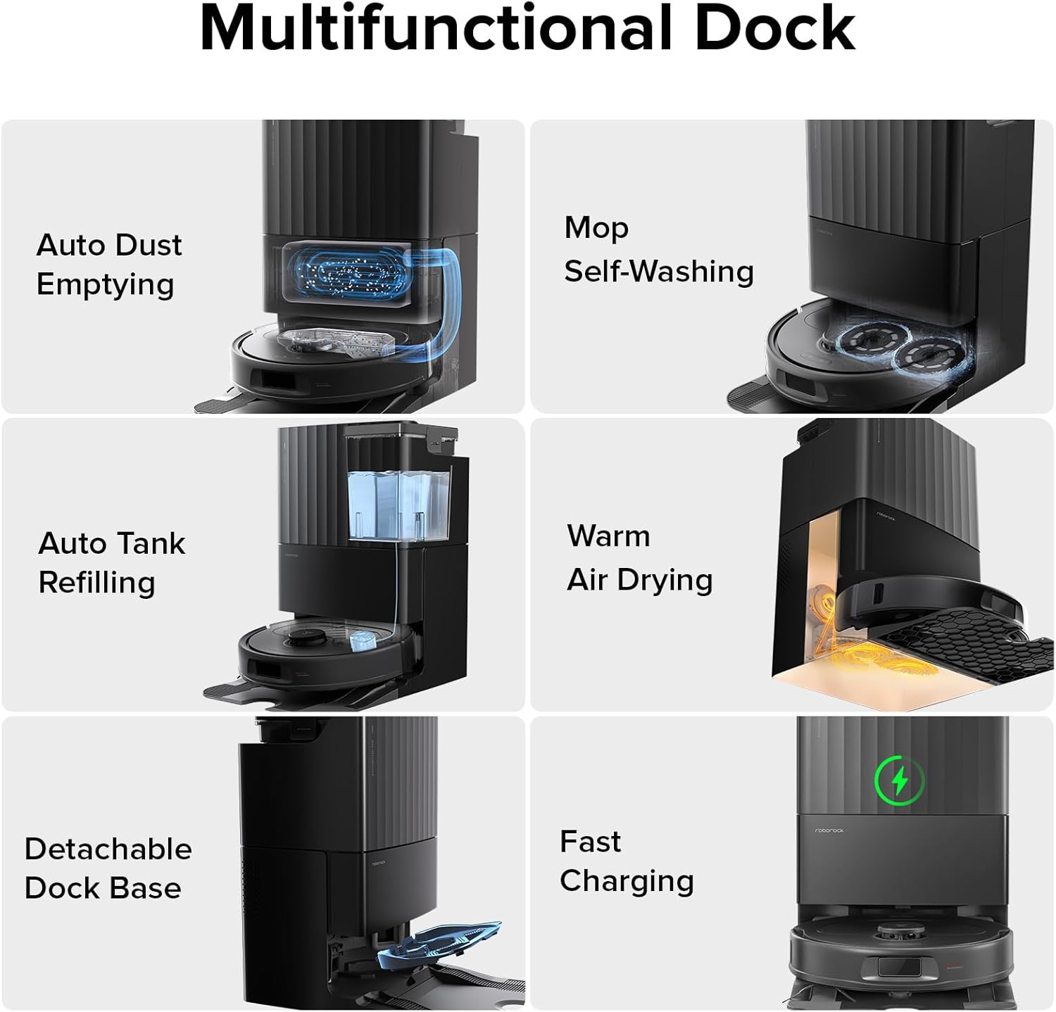 roborock Qrevo Plus Robot Vacuum and Mop with Official Multi-Surface Floor