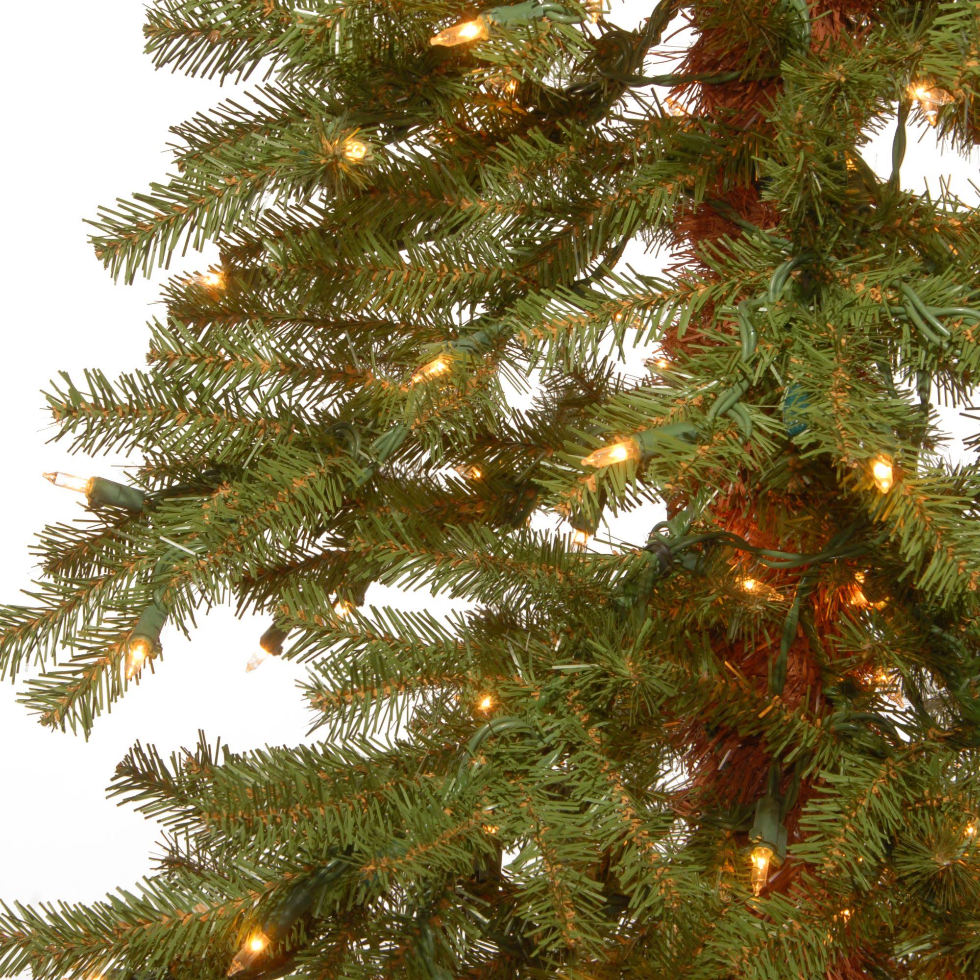 CC Christmas Decor 5’ Pre-Lit Hickory Cedar Artificial Christmas Tree – Clear Lights