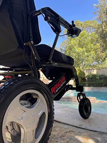 Porto Mobility 2024 Ranger SpacePro Carbon Fiber Lightweight Foldable Next Generation Electric Wheelchair (Carbon, Standard)