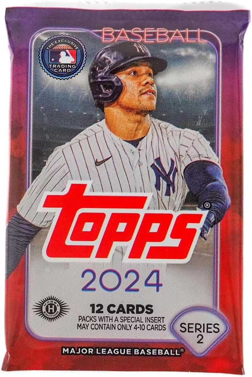 2024 Topps Series 2 MLB Baseball Hobby Trading Card One Autograph or Relic Card Per Box!