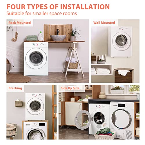 COMFEE’ Portable Washing Machine,LED Compact Washer, Gray