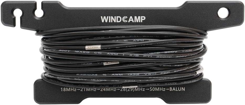 WINDCAMP Gipsy 5-50MHz HF Horizontal Dipole Antenna Ant for Ham Radio Waterproof Balun