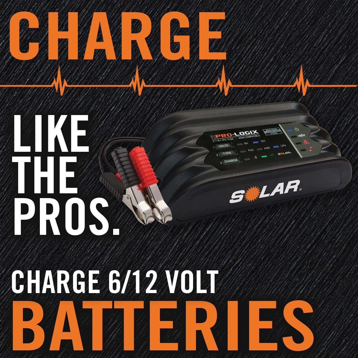 Clore Automotive PL2140, 4-Amp Fully-Automatic Smart Charger, 6V and 12V Battery Charger, Battery Maintainer, and Battery Desulfator with Temperature Compensation, Gray Pack of 2