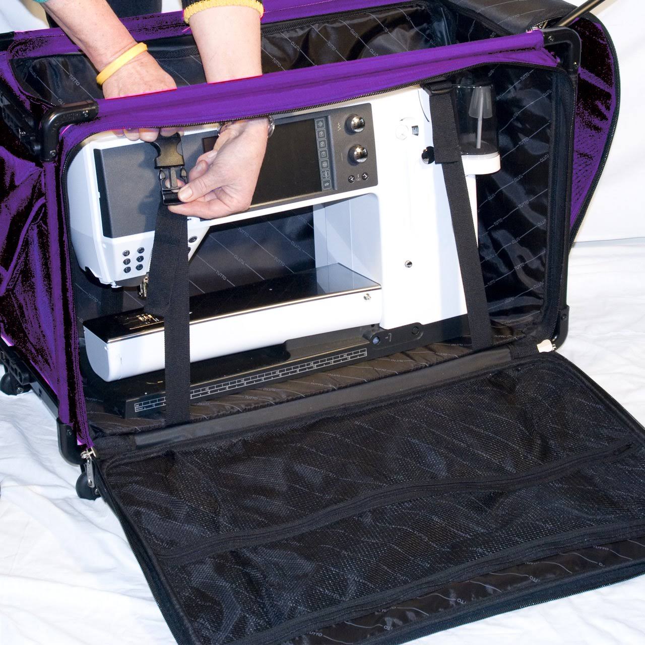 Tutto Machine on Wheels Case 27x22X16.25x22X14x22 Purple