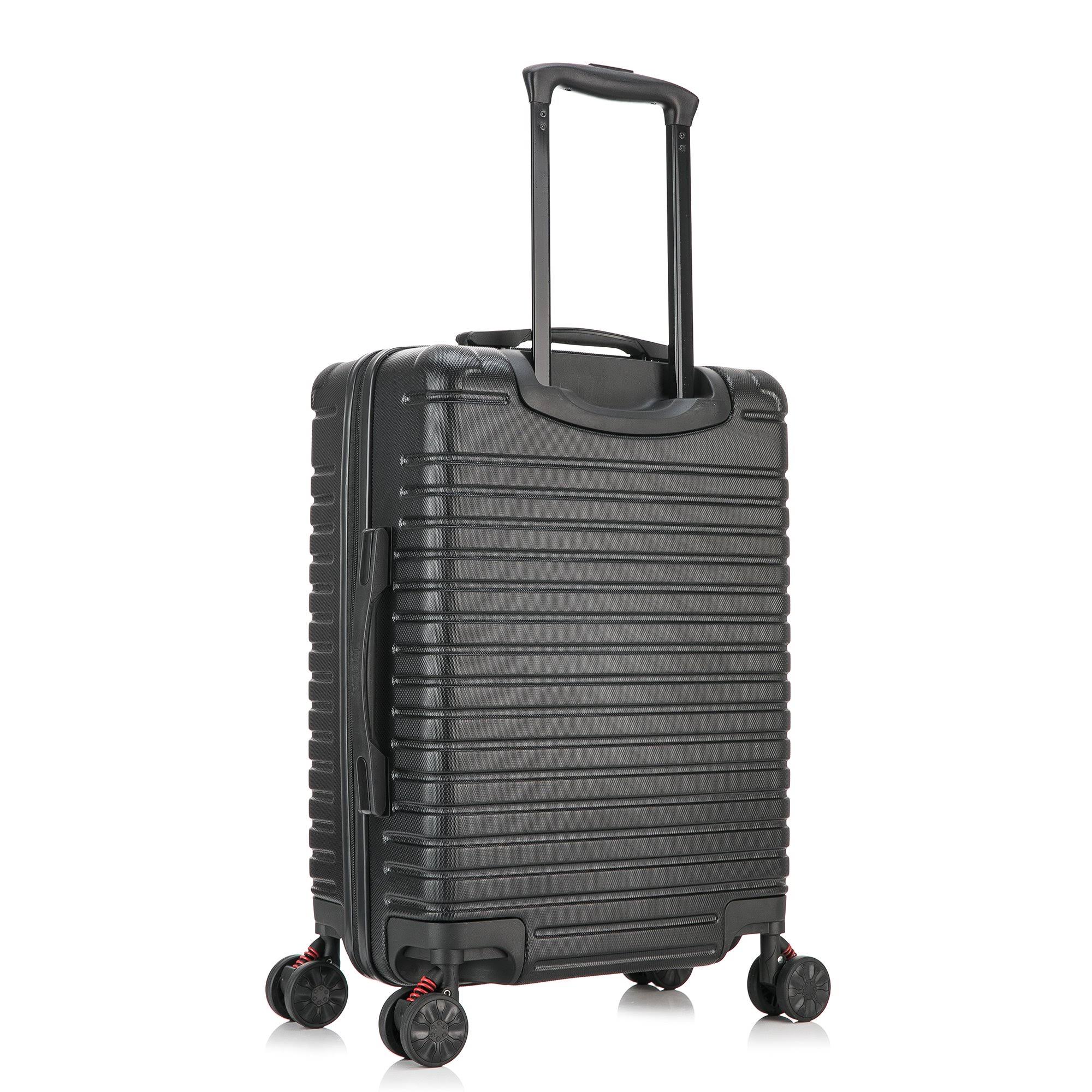 InUSA Deep Lightweight Hardside Spinner 20 in. Carry-On Rose Gold, Pink