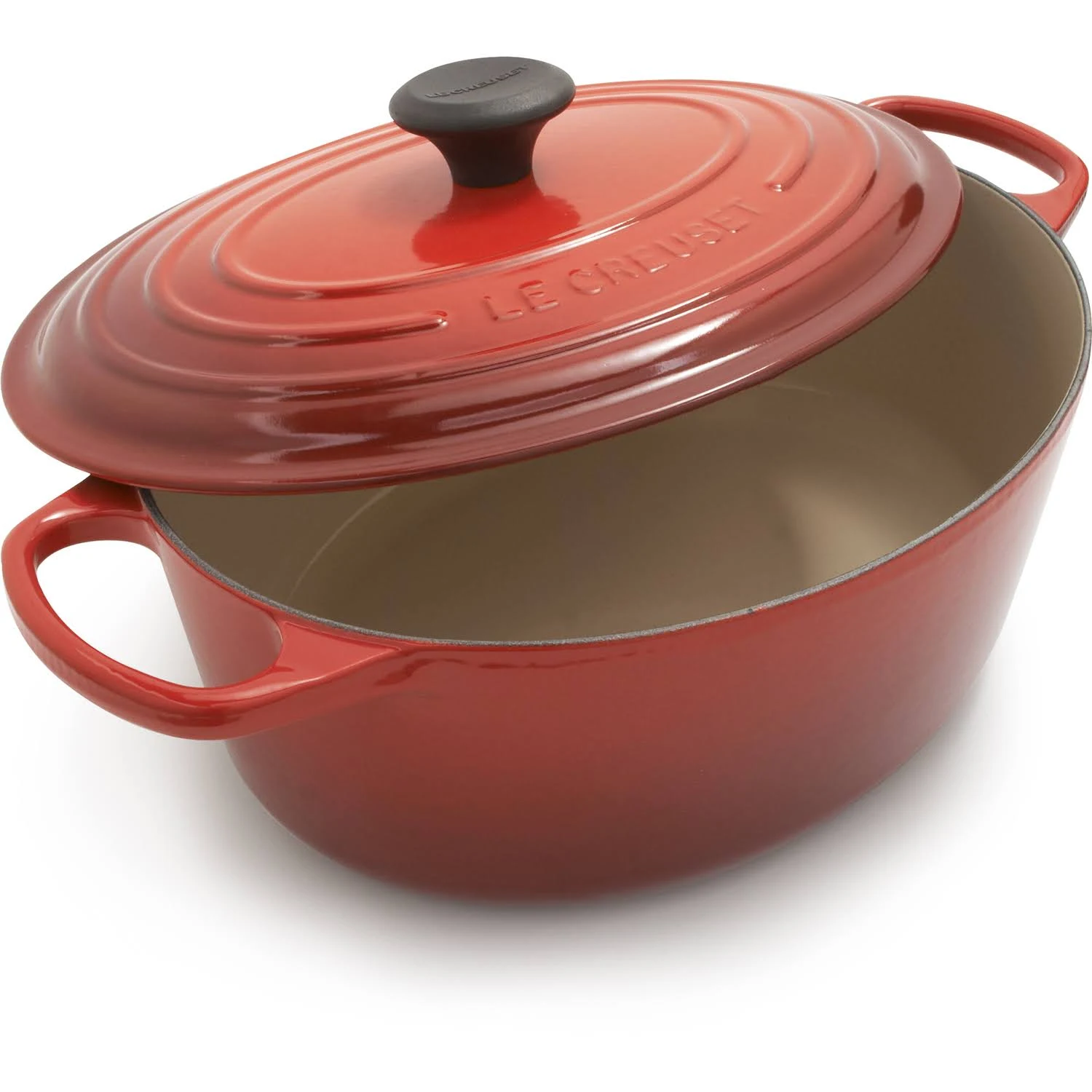 Le Creuset Signature Cast Iron 6.75-Quart Caribbean Oval Dutch Oven
