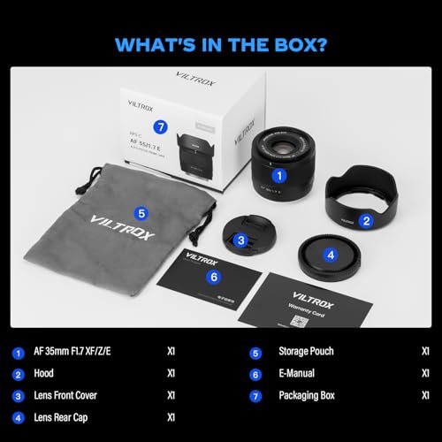 VILTROX Pro 27mm f/1.2 F1.2 XF Fuji for Fujifilm X Mount Lens,27mm APS-C X Lens for Fuji X-T5 X-H2S X-S20 X-T4 X-S10 X-T200 X-T30 II X-H1 X-T30 X-A7 X-Pro3 X-E4 X-T2 X-Pro2