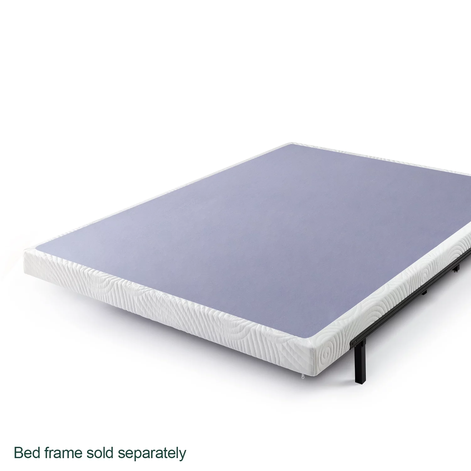 Zinus 4" Metal Box Spring with Wood Slats, Mattress Foundation, King