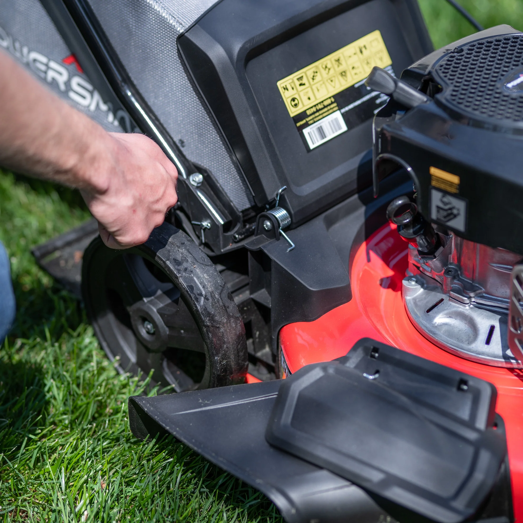 PowerSmart DB8617P 17 in. 3-in-1 Gas Push Lawn Mower