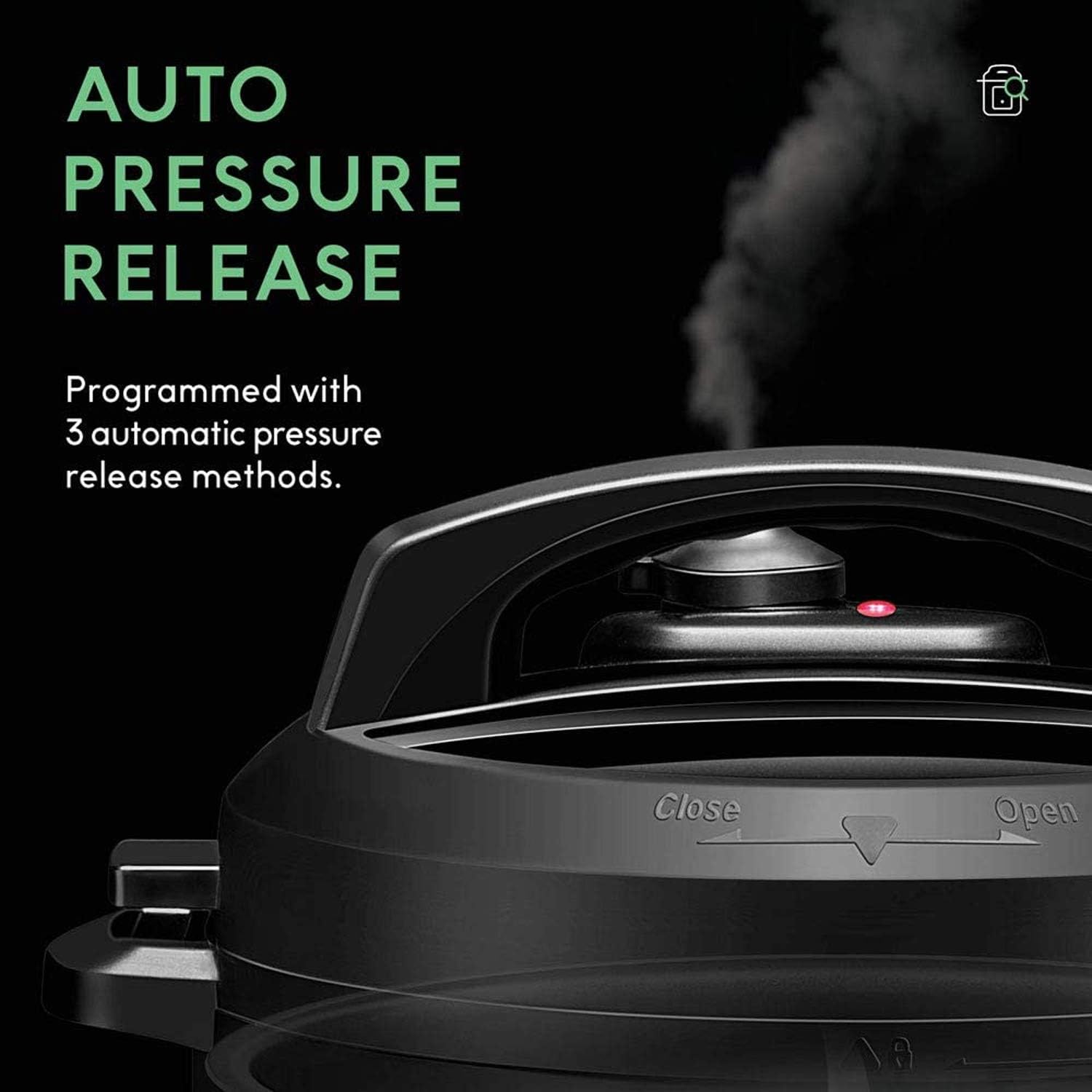 CHEF iQ Smart Pressure Cooker 10 Cooking Functions & 18 Features, Built-in Scale, 1000+ Presets & Times & Temps w/App for 600+ Foolproof Guided Recipes, Rice & Slow Electric MultiCooker, 6 Qt
