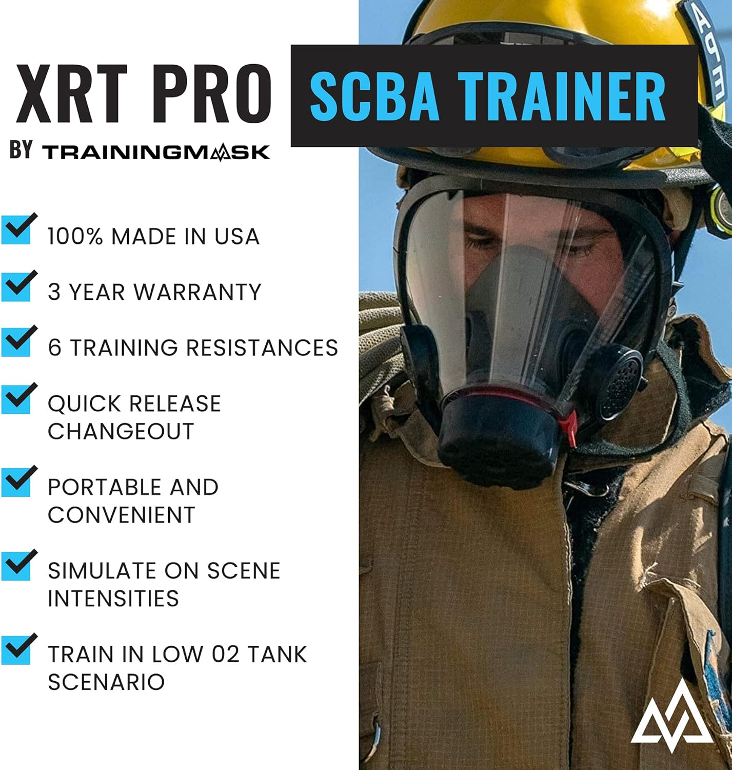 TRAININGMASK Firefighter XRT PRO 2.0 Resistance Training Regulator Insert, Resistance Respirator Insert for Mask with Breathing Resistance, for Scott AV-2000 / AV-3000 SCBA XRT Pro 2.0 Trainer Pack of 2